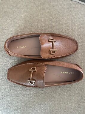 Cole Haan Brown Leather Bit Loafers